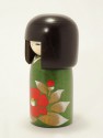 Kokeshi Green Tsubaki no Sato