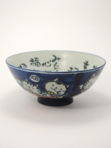 Rice Bowl Maneki Neko