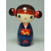 Kokeshi Bleue Gokigen