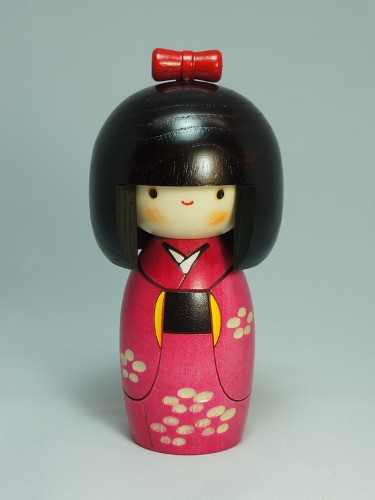 Kokeshi Pink Flowers