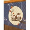 Noren Tsuki Fukuro Moon Owls