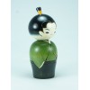 Kokeshi Green Samourai