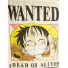 Noren One Piece Wanted Luffy