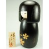 Kokeshi Black Sakura