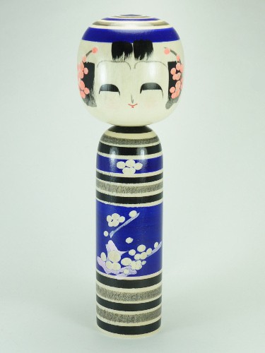 Ao Ume Blue Kokeshi