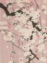Noren Pink Sakura Flowers