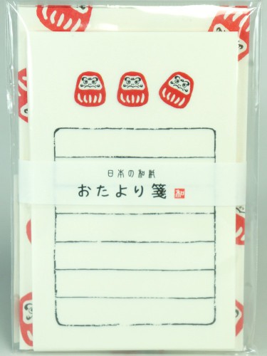 Enveloppes et papier à lettre Daruma