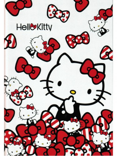 Cahier noeud papillon Hello Kitty