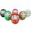 Mini Daruma Red 6cm (2.3in)