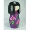 Kokeshi Violet Flowers Mushin