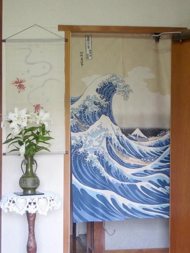 Noren Hokusai Wave