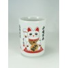 Tricolor Cup Maneki Neko