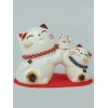 Family Maneki Shiawase Neko Coin Bank