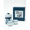 Service à saké Maneki Neko en porcelaine