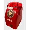Téléphone Shōwa rouge rétro