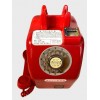 Téléphone Shōwa rouge rétro