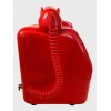 Téléphone Shōwa rouge rétro
