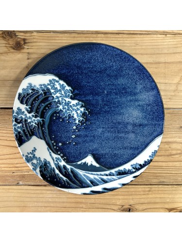 Assiette La Grande Vague de Kanagawa Hokusai