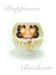 Daruma Doll White 12cm (4.7in)