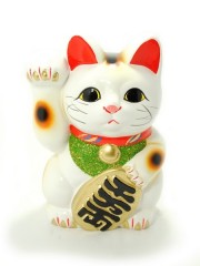 Maneki Neko Shiro Koban Migite