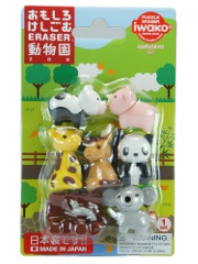 Animaux Zoo Gommes Iwako