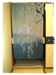Noren Fuji Fleurs Sakura